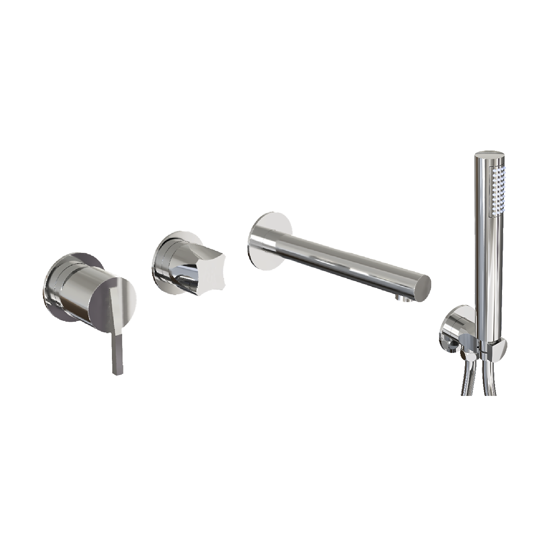 Monocomando Banheira Encastrar Espelhos Individuais Guadiana