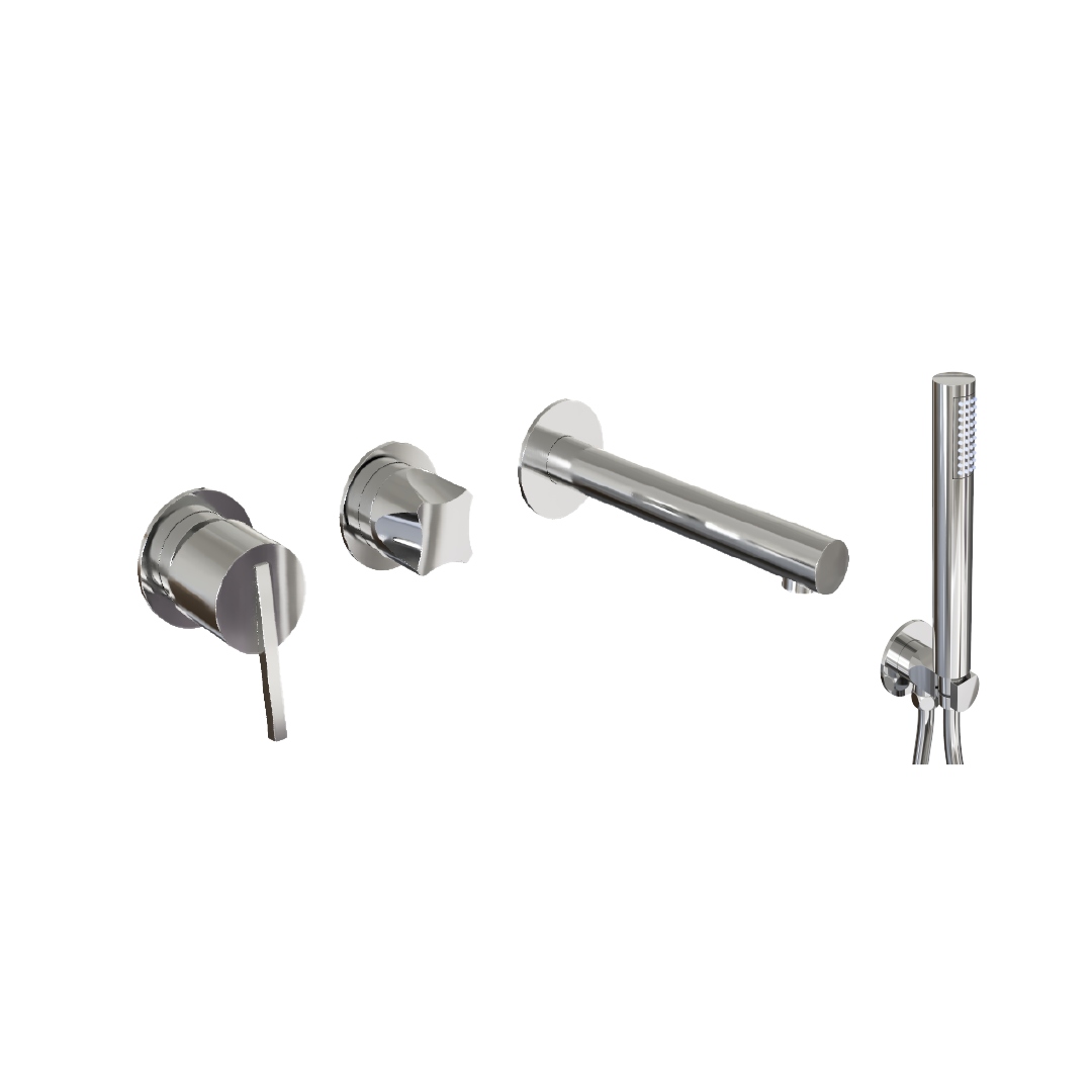 Monocomando Banheira Encastrar Espelhos Individuais Vouga